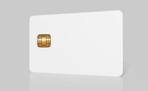 Blank chip card Stock Illustration