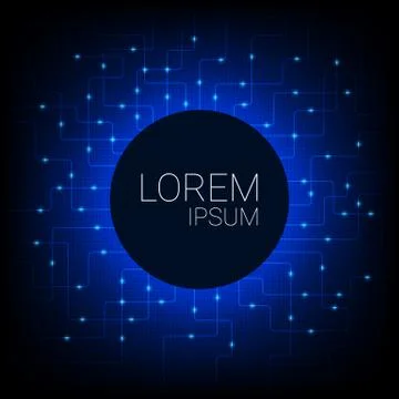 Blank circle Illustrazione stock