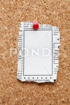 Blank Classified Ad Stock Photos