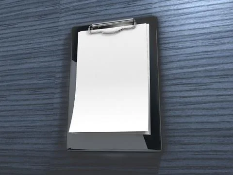 Blank clipboard Stock Illustration