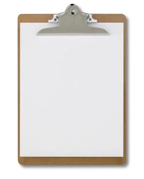 Blank Clipboard Stock Photos