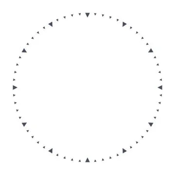 Blank clock face Stock Illustration