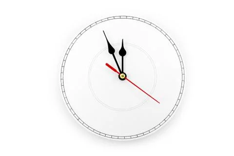 Blank clockface Stock Photos