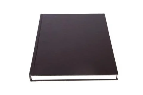 Blank closed book Stock Photos