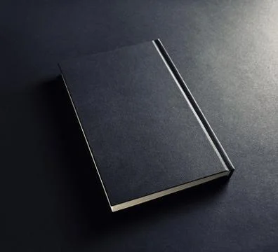 Blank closed book Stock Photos