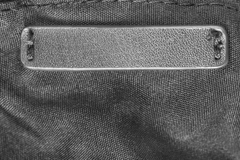 Blank clothes label Foto stock