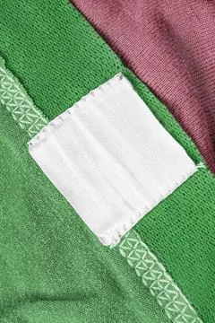 Blank clothes label Foto stock