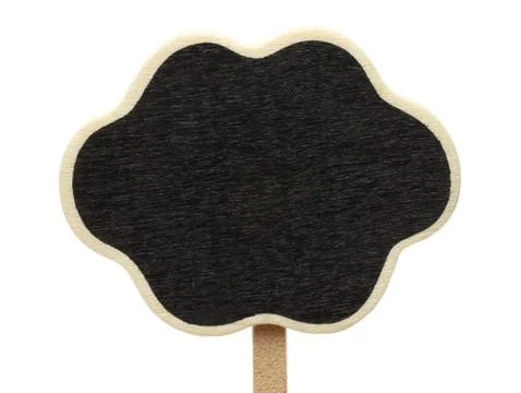 Blank cloud shape blackboard . Stock Photos