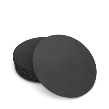 Blank coasters template Stock Illustration