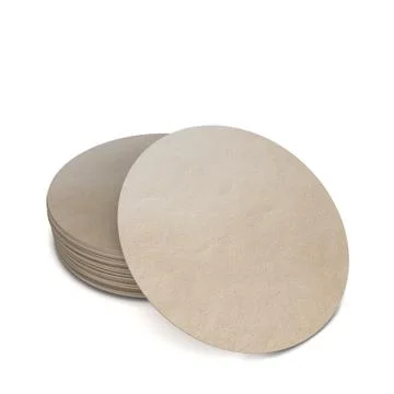 Blank coasters template Stock Illustration