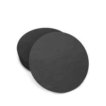 Blank coasters template Stock Illustration