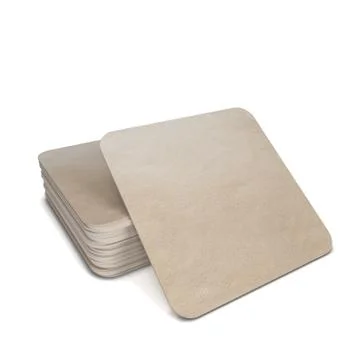 Blank coasters template Stock Illustration