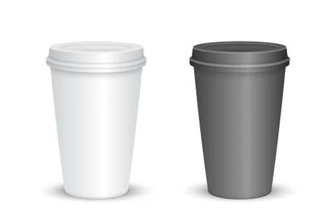 Blank coffee cup Stock Illustration
