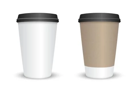 Blank coffee cup Stock-Illustration