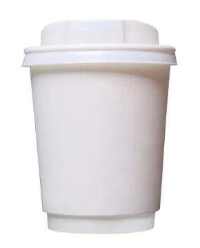 Blank coffee cup Stock Photos