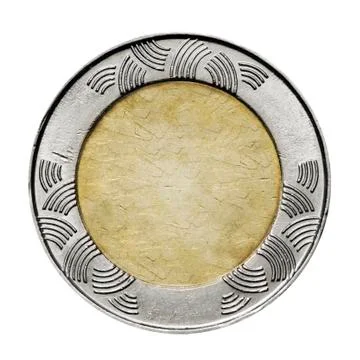 Blank coin  background Foto stock