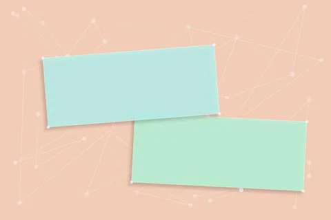 Blank Color Chat Boxes With Geometric Angles Over Background Design. Creative Illustrazione stock