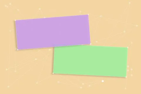 Blank Color Chat Boxes With Geometric Angles Over Background Design. Creative Illustrazione stock