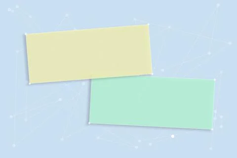 Blank Color Chat Boxes Over Color Background Design. Creative Banners For Stock Illustration
