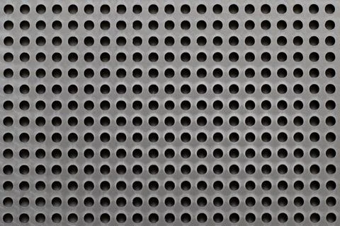 Blank color plastic pegboard texture background with copy space Stock Photos