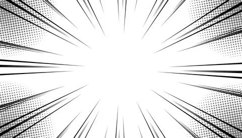 Blank comic abstract background template Stock Illustration