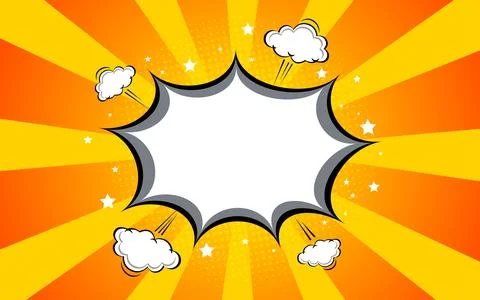 Blank comic abstract pop art background. vector illustration eps 10. Illustrazione stock
