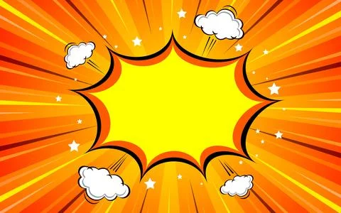 Blank comic abstract pop art background. vector illustration eps 10. Illustrazione stock