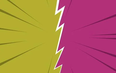 Blank comic versus background template. Vector illustration. Stock Illustration