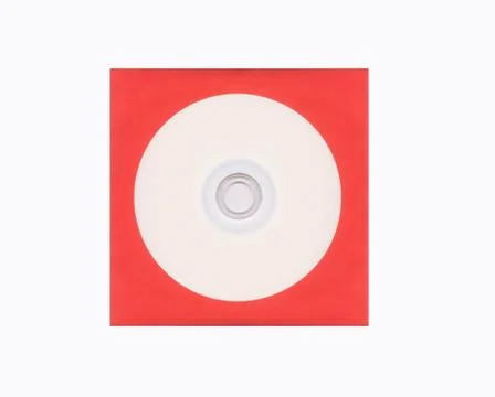 Blank compact disk Stock Photos