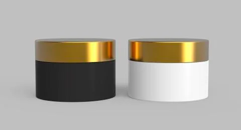 Blank container collection Stock Illustration