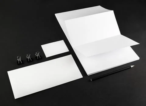 Blank corporate identity Stock Photos