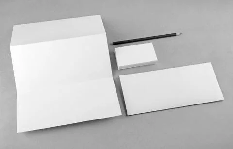 Blank corporate identity Stock Photos