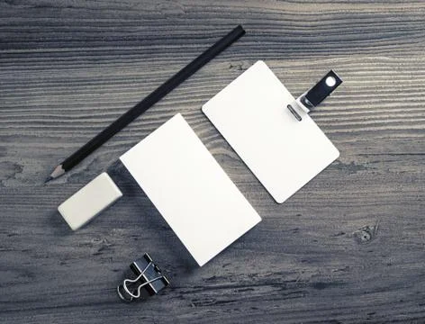 Blank corporate identity Stock Photos