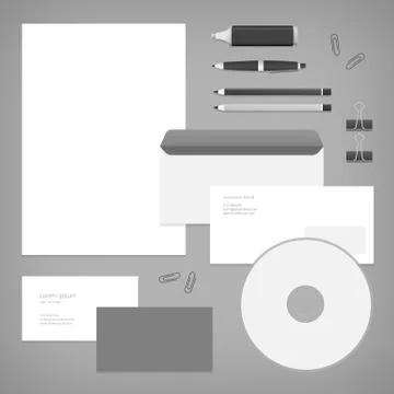 Blank corporate Identity vector Template Stock-Illustration