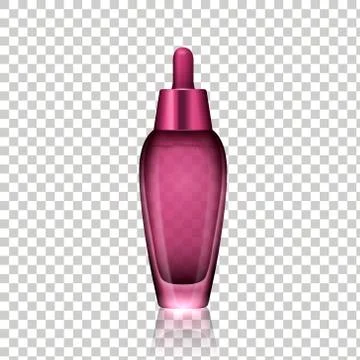 Blank cosmetic bottle Stock Illustration