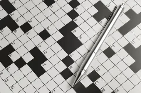 Blank crossword. Stock Illustration