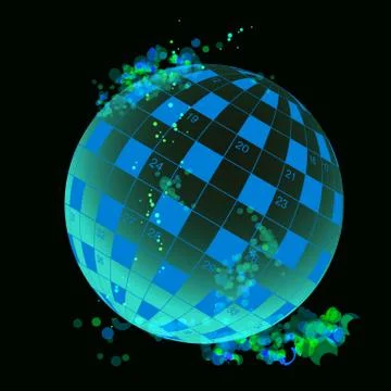 A blank crossword vector Stock Illustration