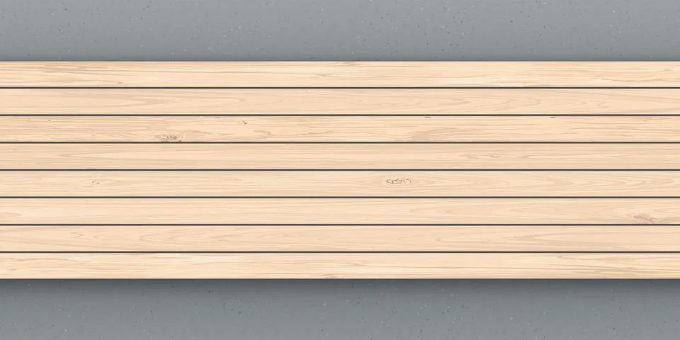 Blank cut timber panels whitewashed texture with cement wall loft style beh.. Stock Illustration