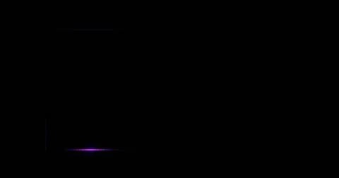 Blank dark frame with glowing purple flash Stock Illustration