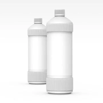 Blank detergent bottle Stock Illustration