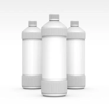 Blank detergent bottle Stock Illustration