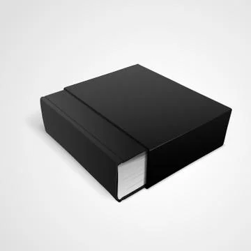 Blank dictionary and package Stock Illustration