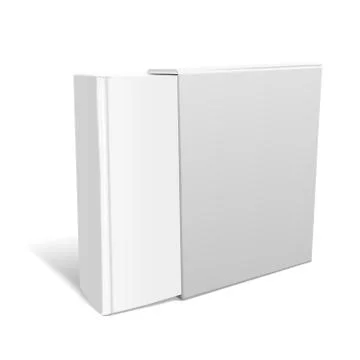 Blank dictionary and package Stock Illustration