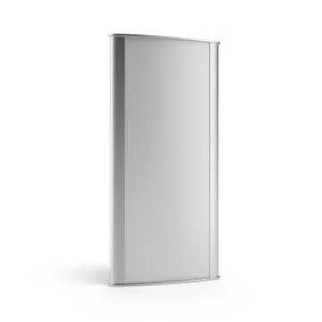 Blank digital banner stand 库存插图
