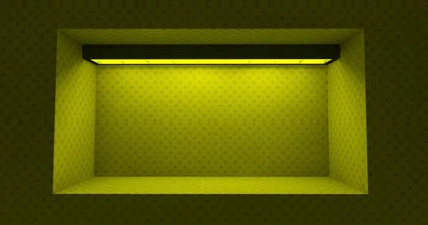 Blank display on background with minimal style for showing product. Illustrazione stock