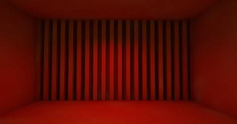 Blank display on background with minimal style for showing product. Illustrazione stock