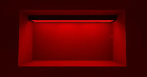 Blank display on background with minimal style for showing product. Stock Illustration
