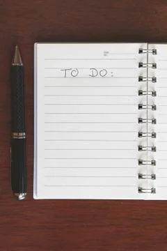 Blank To Do List Stock Photos