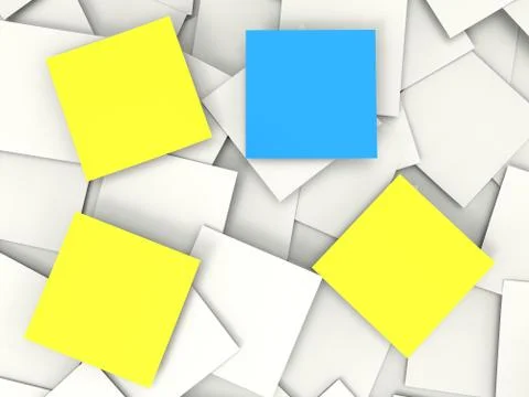 Blank to do notes shows copyspace memos and notices Illustration