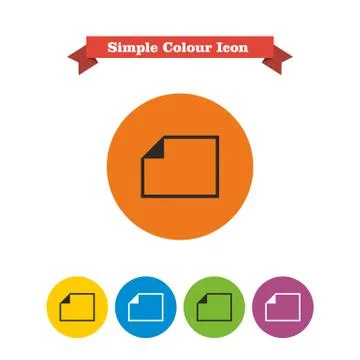 Blank document icon Stock-Illustration